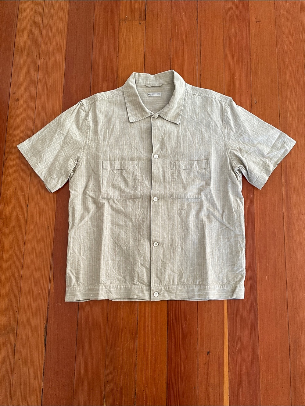 Men’s Knickerbocker Short Sleeve Button Up